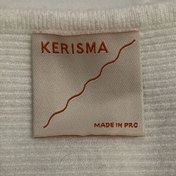 Kerisma Ryu White Knit Dolman Sleeve Sweater Womens Size S/M - Picture 2 of 9